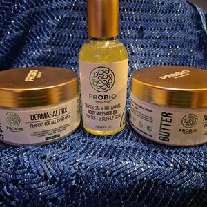 Probio Silken Calm Botanical Body Massage Oil — Gold
